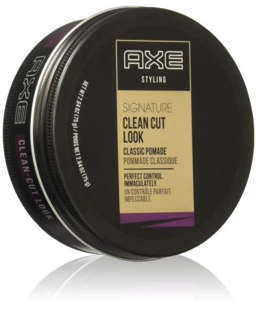 AXE Signature Clean Cut Look Classic Pomade, 2.64 Oz (Pack of 2) Clean Cut Look 2.64 Ounce (Pack of 2)