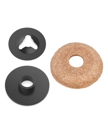 3000005094 For Coleman Lantern Stove Pump Cup Replacement Kit with Leather Pump Cap,Metal Nut and Plastic Cap for Air Seal (Compatible with Coleman Multiple Models)-1 Pack