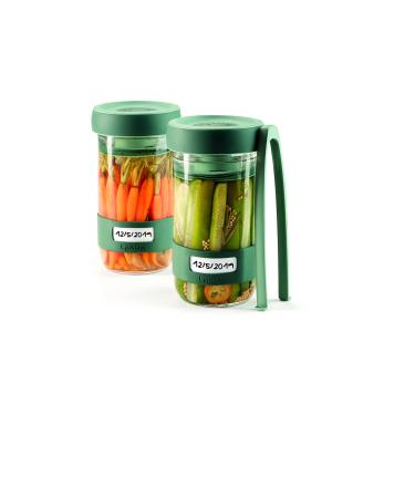 L ku - 3000100SURM017 Tool kit for preparing homemade pickles with container Green Single 700 ml Utensil Kit