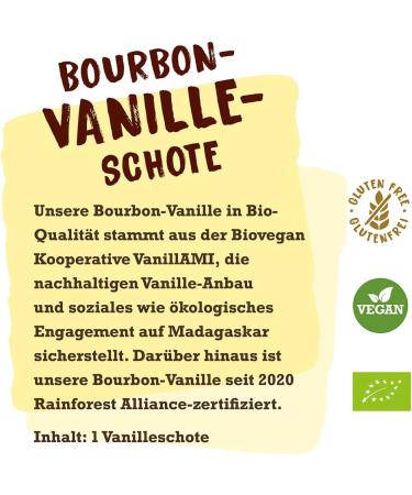 Bourbon Vanilla Cane (Gluten-Free) - BIO VEGAN - Buy Online on SooperMarket.com