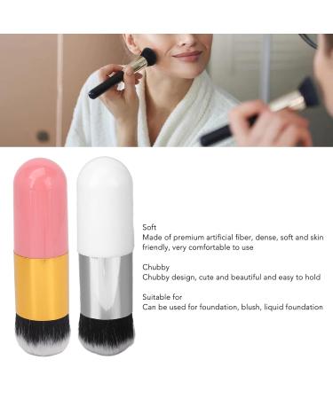 Portable Makeup Foundation Brush | Comfortable Travel Cosmetic Brush for Flawless Skin - Buy Online on SooperMarket.com