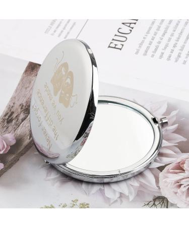 MYOSPARK Theatre Drama Girl Compact Makeup Mirror - Graduation Gift for Theatre Students - Never Forget the Difference You've Made - Buy Online on SooperMarket.com