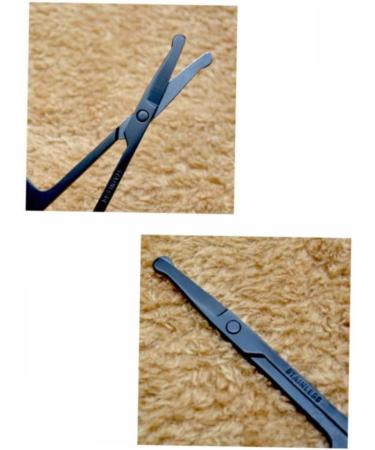 Balacoo Stainless Steel Nose Hair Clippers & Eyebrow Trimmer for Men - 1pc Vibrissa Scissors - Buy Online on SooperMarket.com