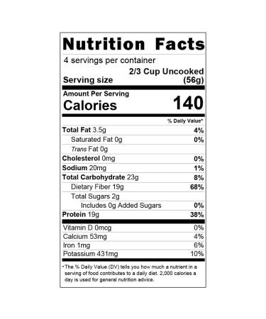 Lulupasta High Protein Lupin & Sunflower Flour Pasta - Gluten Free, Keto & Low Carb (Rotini 8oz) - Buy Online on SooperMarket.com