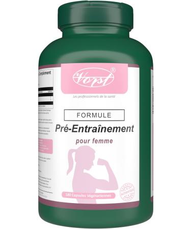 VORST Pre Workout Formula for Women | Nitric Oxide Supplement | Powder Pills | 180 Vegan Capsules 180 count (Pack of 1) - Buy Online on SooperMarket.com