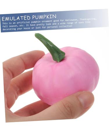 HOMSFOU 24 Pcs Artificial Pumpkin Foams Pumpkins Props Halloween Decoration Halloween Pumpkin Decor Halloween Centerpiece Pumpkin Ornaments Pink Pumpkins Fake Pumpkin Household - Buy Online on SooperMarket.com