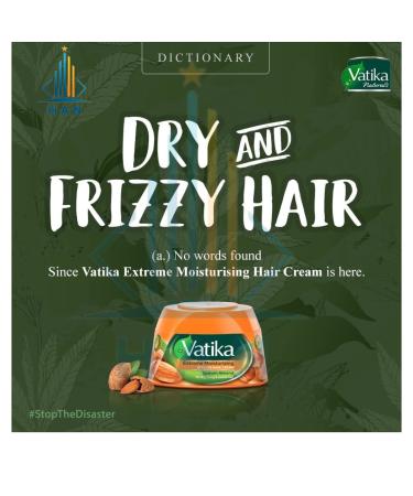 Vatika Naturals Nourish & Protect Hair Cream - Henna Almond & Aloe Vera - 140ml | Nourishing Styling Cream for Healthy Hair - Buy Online on SooperMarket.com