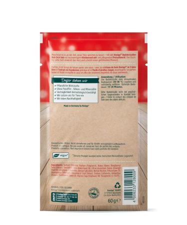 Kneipp Love You Raspberry & Cranberry Bath Crystals - Fruity Relaxation 60g (Pack of 2) | International Shipping Available - Buy Online on SooperMarket.com