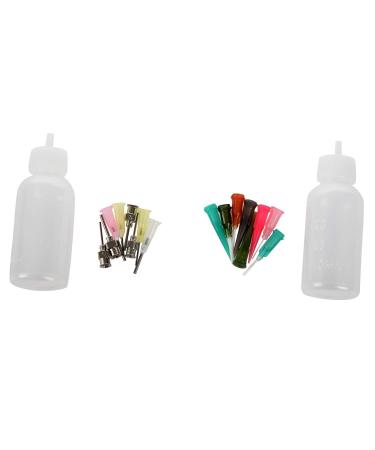 YHJIC 16pc/Set Henna Kit Applicator Nozzles Bottles Paste Tattoo Body Art Drawing