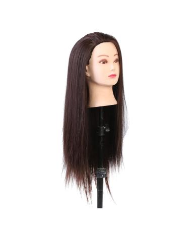 Head Studio Dolls - 60cm Hairdresser Doll for Practice | Blond Brown & Dark Fiber Boil-Proof Hair - Buy Online on SooperMarket.com