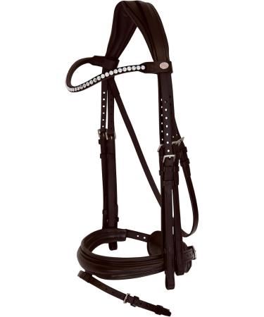 St bben Bridle 2810 Switch Magic Tack - Black Varnish Warmblood with Curved Noseband | International Shipping - Buy Online on SooperMarket.com