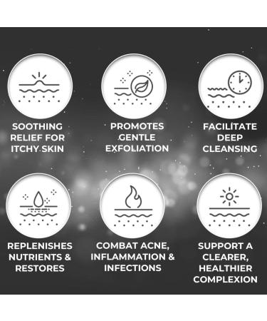 Natrulo Pine Tar Soap Bar 4oz - Antibacterial Antiseptic for Acne, Eczema, Psoriasis - Pure Goat's Milk with Oatmeal & Charcoal - Essential Oils - Face & Body Wash - Buy Online on SooperMarket.com