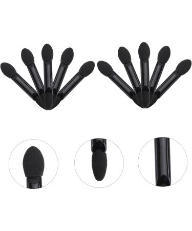 HAPINARY 10pcs Eye Shadow Sponge Applicator Paupi re Eyeshadow Sponge Applicator Face Eyeshadow Brush Black - Buy Online on SooperMarket.com