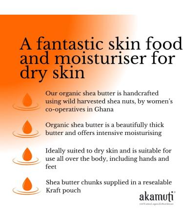 Akamuti Organic Virgin Shea Butter 500G - Buy Online on SooperMarket.com