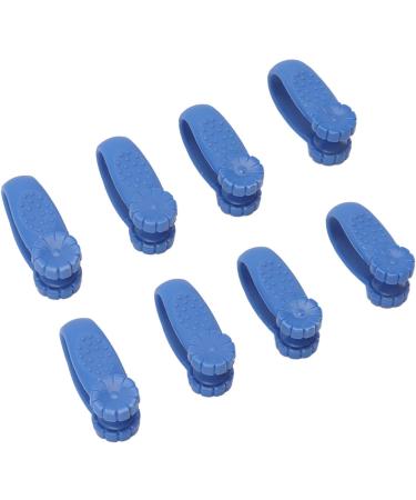 Fydun 8-Pack Hand Pressure Point Tools Plastic Hand Acupressure Clips for Migraine Relief Between Thumb and Index Finger Wide Range of Uses (Blue) - Buy Online on SooperMarket.com