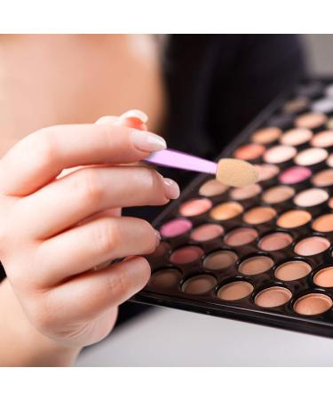 Baluue 100pcs Double Ended Eyeshadow Brush Dual Sides Eyeshadow Double-ended Eyedhadow Brush Eye Shadow Applicator Double-ended Eyeshadow Cosmetic - Buy Online on SooperMarket.com