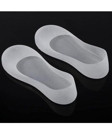 Gel-Dersen Cuffs: Moisturizing Silicone Socks for Dry Cracked Heels | Reusable Foot Care Protection for Pain Relief (L) - Buy Online on SooperMarket.com