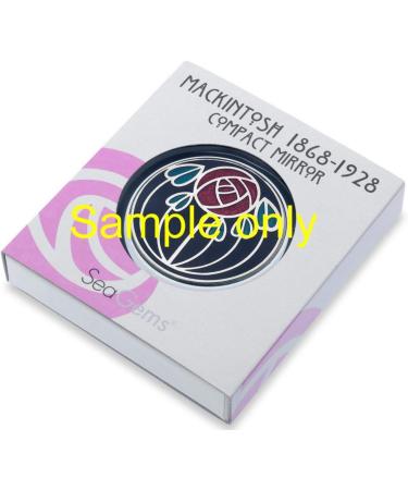 Sea Gems Celtic Glass Designs Compact Mirror - Mackintosh Two Roses Design (Red) - Buy Online on SooperMarket.com