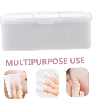 Housoutil 1000pcs Disposable Face Pads - Non Woven Makeup Gauze & Cleaning Cloth | Thicken Cotton Pads for Skincare & Makeup Accessories - Buy Online on SooperMarket.com