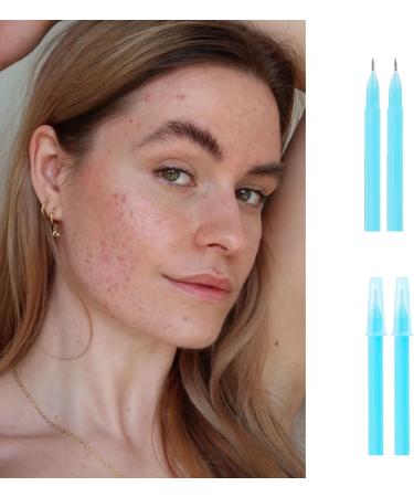 HIXNUG 50 Pieces Blackhead Remover Tool Pen Type Pimples Needles with Pen Cover Pointed Tip Pimple Extractor Blemish Remover - Buy Online on SooperMarket.com