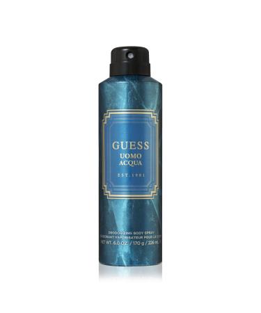GUESS Uomo Acqua Deodorizing Body Spray For Men 6.0 Oz.