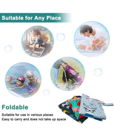 Wet Bag HOTLIKE Dry Wet Bag 3 PCS Nappy Bag for Cloth Diapers Travel Bag Organiser Waterproof Reusable Produce Bags with Handle and 2 Zipper Pockets Wet Suit Bag for Trip Beach Daycare Gym (Black) - Buy Online on SooperMarket.com