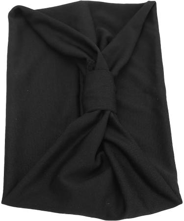 Twist Headbands Fabric Cross Twist Hair Band Knot Non-slip Stretchy Headband Women's Hair Band Accessories (Black) - Buy Online on SooperMarket.com