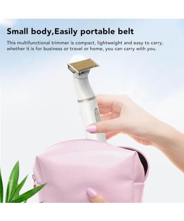5 in 1 Women Electric Trimmer | Waterproof Rechargeable Pubic Hair Clippers & Body Depilator for Face Nose Eyebrows - Low Noise International Shipping Available - Buy Online on SooperMarket.com