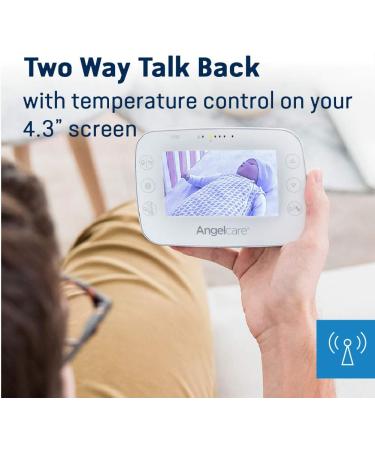 Angelcare AC327 Baby Monitor with Camera, Night Vision & Temperature Sensor Pad - Buy Online on SooperMarket.com