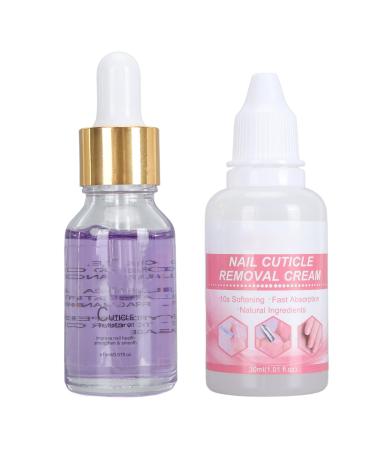 Nail Cuticle Remover Kit Hydrate Exfoliating Powered Cuticle Remover Kit for Travel Use (LS152-1)