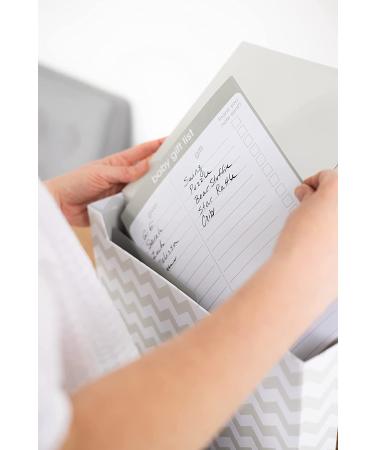 Pearhead Baby Document Organizer Briefcase - Gray Chevron | Perfect Gift for New Parents | Baby Shower Registry Essential - 1 Count - Buy Online on SooperMarket.com
