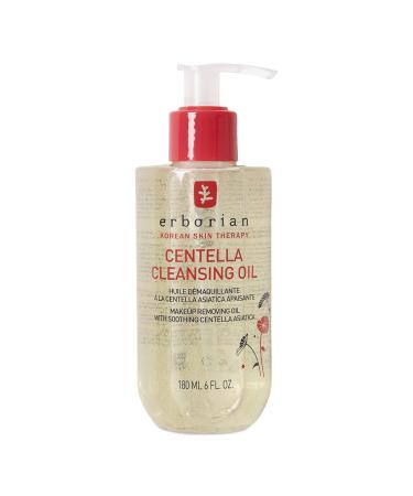 Erborian - Cleansing Oil - Facial Makeup Remover with Hydrating & Soothing Centella Asiatica Extract - Waterproof Purifying Cleanser Removes Excess Sebum & Impurities - Korean Skincare - 6 fl. oz
