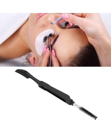 Eyelash Brush Comb Portable Hygienic Plastic Lightweight Reusable Multifunctional Eyebrow Brushes for Makeup (Black) - Buy Online on SooperMarket.com