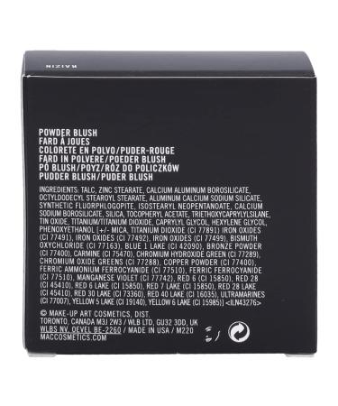 MAC Raizin Blush Powder - 6g/0.21oz | Long-lasting Matte Finish - Buy Online on SooperMarket.com