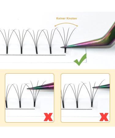 Shop 4D Eyelash Extensions - 0.07 & 0.10 Strength C/D Curl | 8-15 Mix | International Shipping - Buy Online on SooperMarket.com