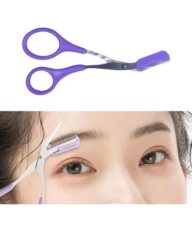 3PCS Eyebrow Trimmer Set with Comb, Cosmetic Hair Scissors & Razor Kit - Buy Online on SooperMarket.com