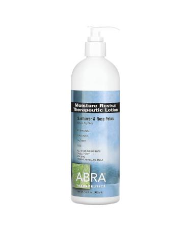 Abra Therapeutics Moisture Revival Therapeutic Lotion Sunflower & Rose Petals 16 fl oz (475 ml)