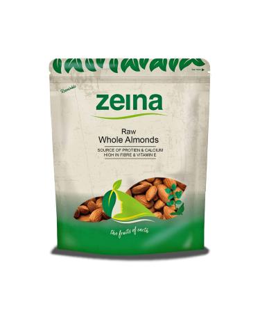 Zeina California Raw Almonds Extra No.1 (1Kg) - Vegan and Kosher Approved Healthy Snack High in Fibre Minerals Vitamin E