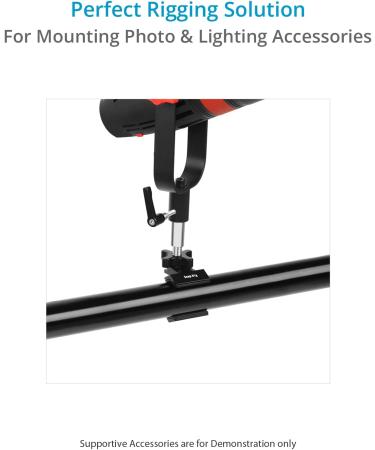 PROAIM SnapRig End Jaw Vise Grip/Clamp with 5/8 Baby Pin - Sturdy & Secure Clamp with 2 Clamping Range & 20kg Payload - Buy Online on SooperMarket.com