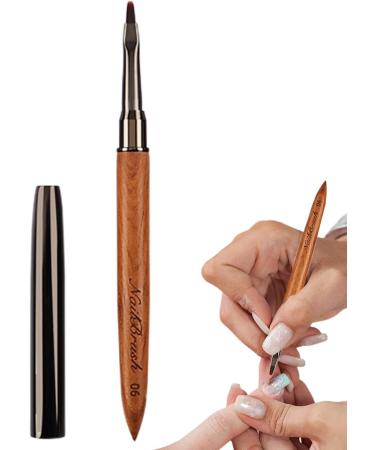 Nail Polish Brush Nail Dotting Tools Sandalwood Nail Polish Brush For Thin Details Fine Drawing Long Lines Home Use And Professional Nail Salon - Buy Online on SooperMarket.com