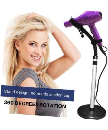 360 Hair Dryer Stand - Rotating Holder & Storage Rack for Easy Hair Styling | Barber Supplies - Buy Online on SooperMarket.com