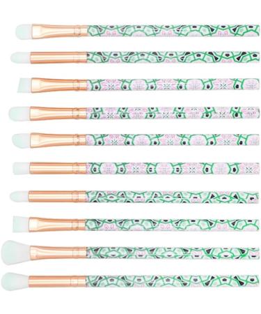 Housoutil 10pcs Green Supplies Hair Handle Beauty Eye Plastic Care Eyeshadow Cosmetic Makeup - Buy Online on SooperMarket.com