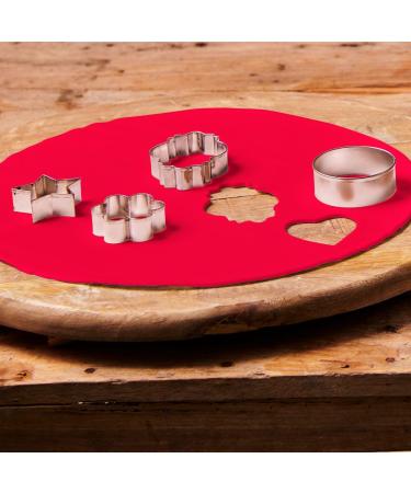 Funcakes Roll Fondant Fire Red 250g - Easy to Use Smooth & Flexible Cake Decoration | Halal Kosher Gluten-Free - Buy Online on SooperMarket.com