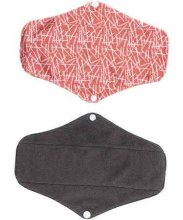 Reusable Bamboo Charcoal Cotton Mama Pads - Washable Cloth Menstrual Napkin - M12 Portable Towel - Eco-Friendly & Absorbent - 1 Count - Buy Online on SooperMarket.com