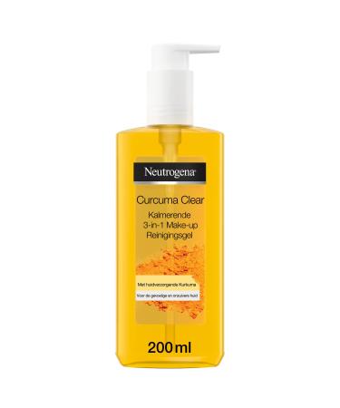 Neutrogena Curcuma Clear Facial Cleansing Soothing 3-in-1 Makeup Remover Gel 200 ml
