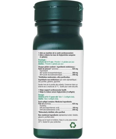 Adrien Gagnon - Mini Omega-3 Fish Oil - 500mg EPA DHA- 90 softgels - Buy Online on SooperMarket.com