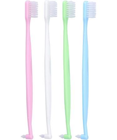 4PCS Orthodontic Toothbrush Set - Double-Ended Interspace Toothbrush for Braces & Teeth Cleaning - International Shipping Available - Buy Online on SooperMarket.com
