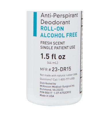 McKesson Alcohol-Free Deodorant Roll-On, Fresh Scent - 1.5 fl oz (1 Count) - Buy Online on SooperMarket.com