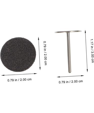 Amosfun 3 Sets Nail Polishing Sheets Manicure Sandpaper Disc Metal Bit Disc Sanding Paper Foot Nail Forms Nail Tool Nails Tools Pedicure Sanding Disc Stainless Steel Electric - Buy Online on SooperMarket.com