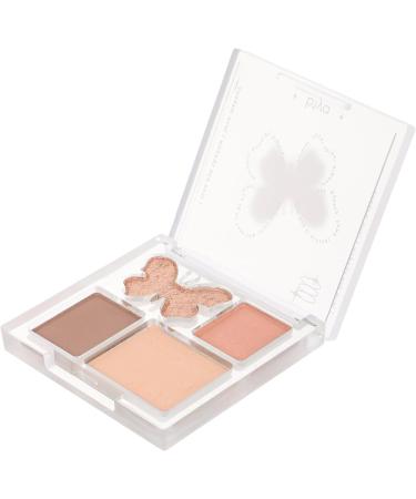 Baluue 2pcs Plastic Eye Shadow Plate Pink Eyeshadow Palette Organiser Eyeshadow Glitter 6.50X6.50X1.00CMx2pcs Multix2pcs - Buy Online on SooperMarket.com